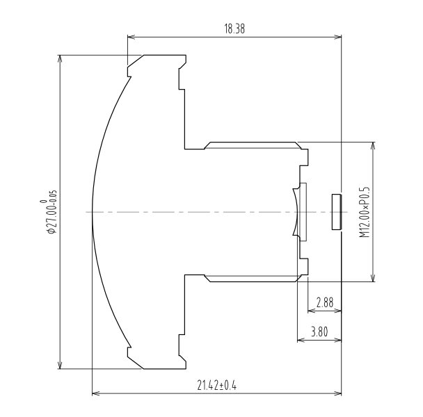 220 Fisheye Lens datasheet